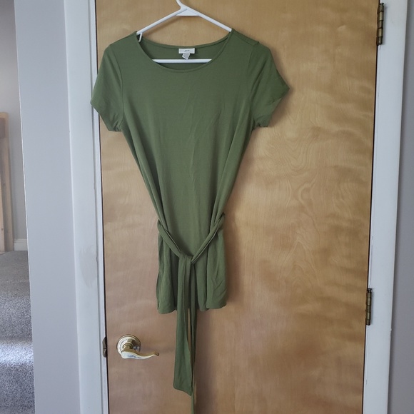 J. Jill Tops - EUC J. Jill green stretch tie SP shirt